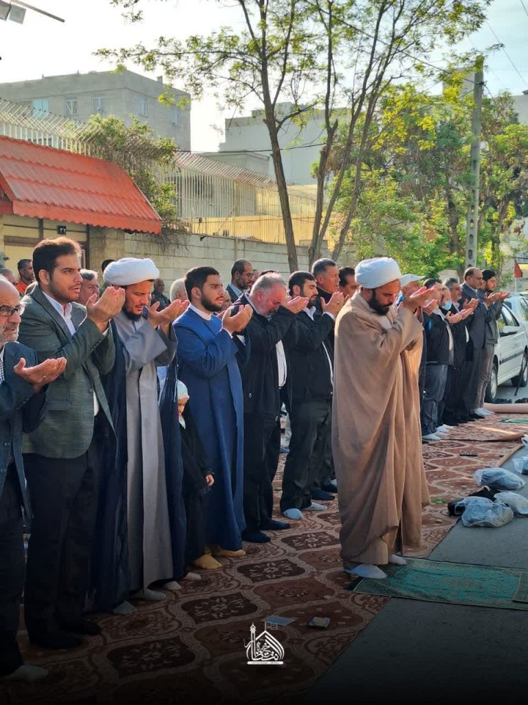 برگزاری نماز عید فطر در خیمه الانتظار